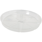 Best Garden 12 In. Clear Vinyl Flower Pot Saucer Image 1