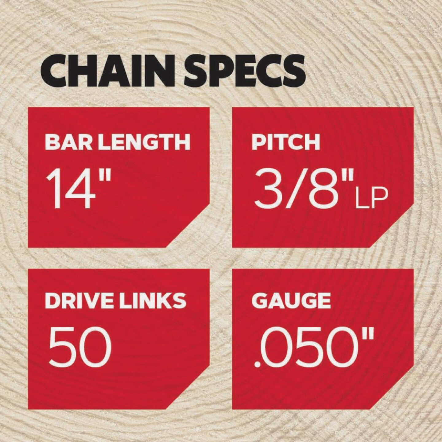 Oregon T50 VersaCut Saw Chain for 14 in. Bar - 50 Drive Links - fits Stihl, Remington, McCulloch, Craftsmand Homelite and more Image 3