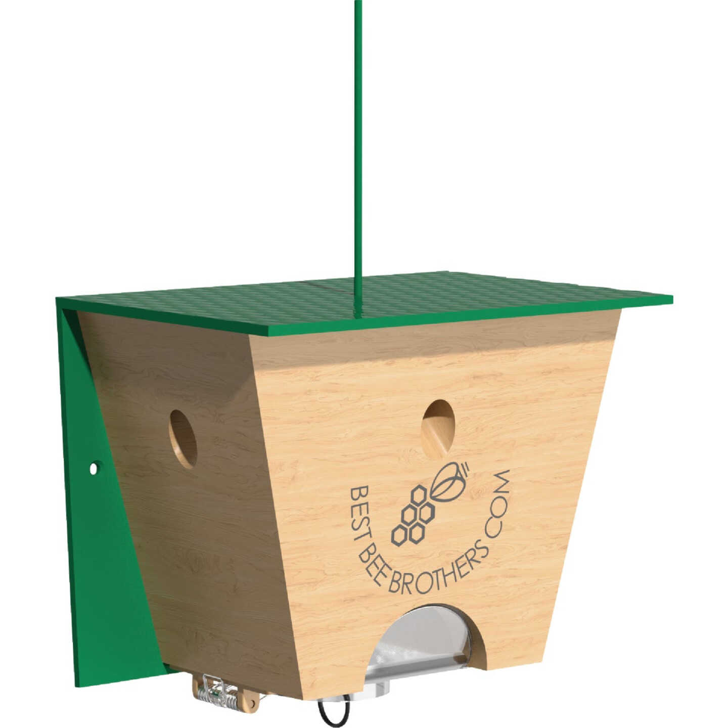 Best Bee Brothers Reusable Outdoor Carpenter Bee Trap Image 1