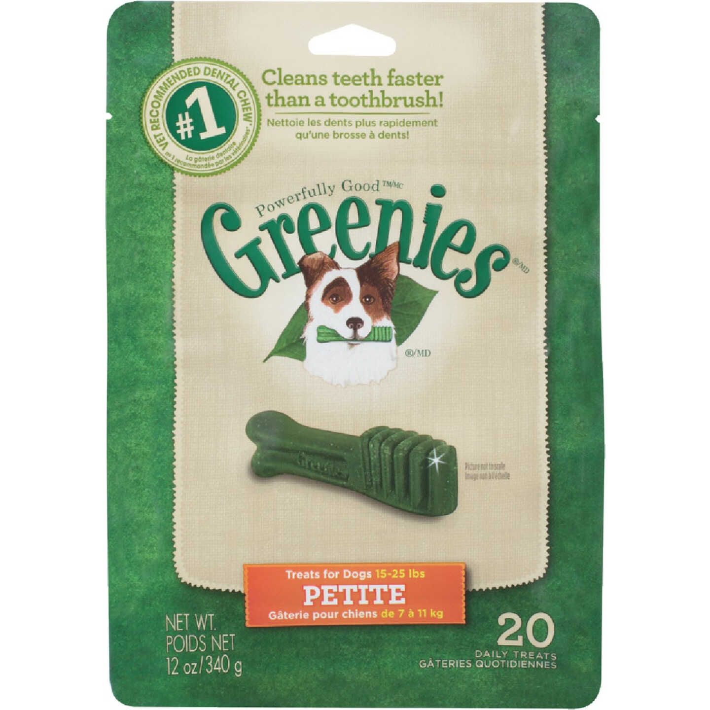 Greenies Petite Small Dog Original Flavor Dental Dog Treat (20-Pack) Image 1