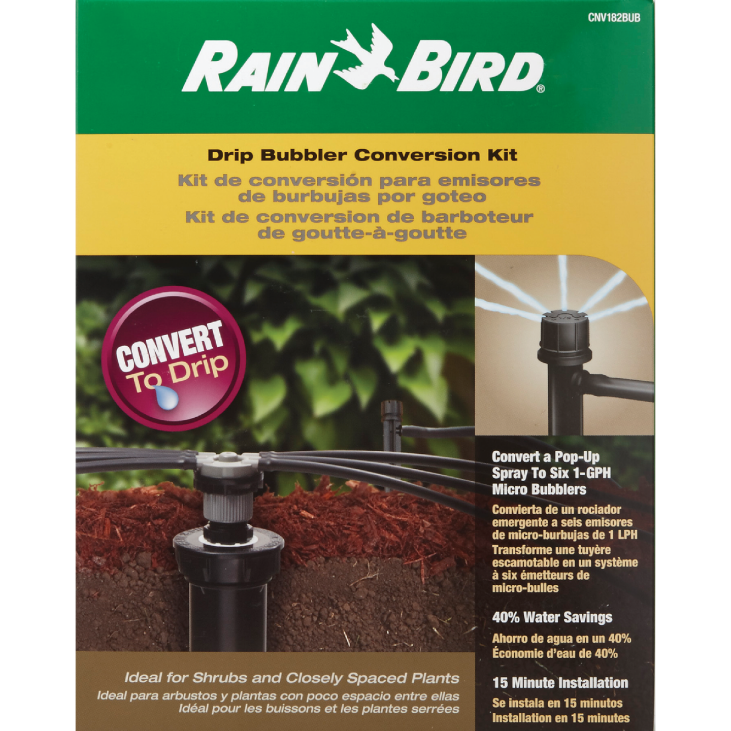 Rain Bird Pop-Up To 6-Outlet Drip Irrigation Conversion Kit Image 2