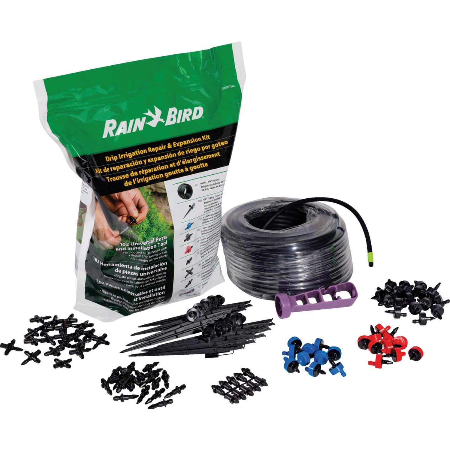 Rain Bird Drip Irrigation Repair & Expansion Kit Image 1