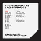 Oregon R50 AdvanceCut Chainsaw Chain for 14 In. Bar - 50 Drive Links - Fits Several Stihl Models Image 6