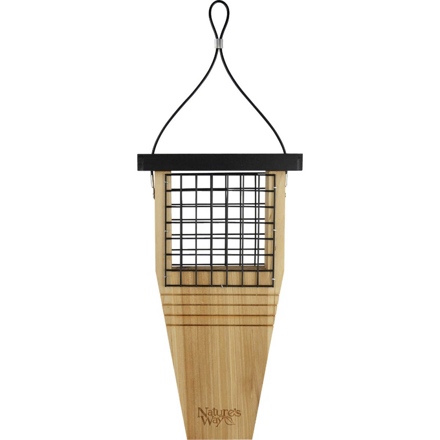 Nature's Way Natural 1-Cake Cedar Tail Prop Suet Feeder Image 1
