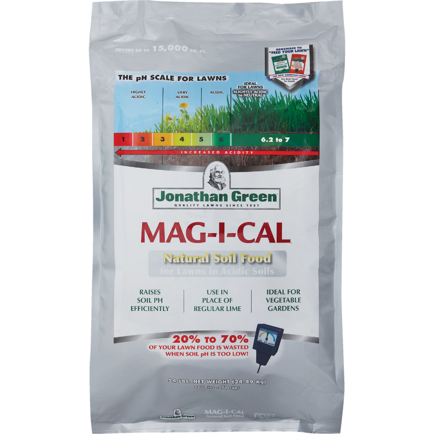 Jonathan Green Mag-i-Cal 54 Lb. 15,000 Sq. Ft. 35% Calcium Lawn Fertilizer Image 1