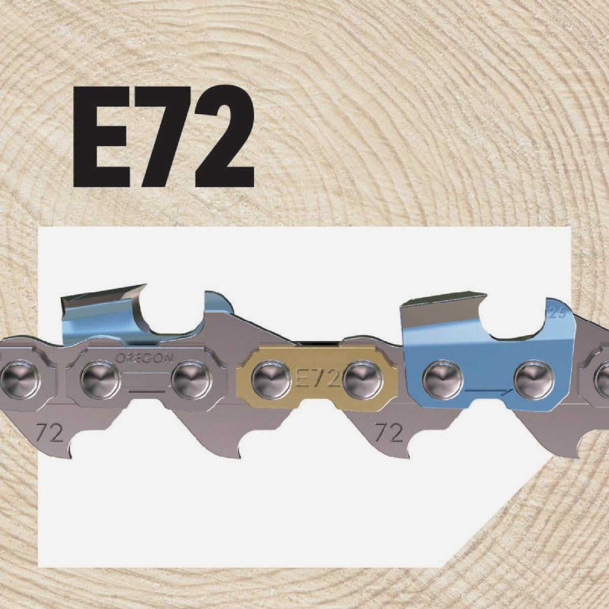 Oregon E72 PowerCut Saw Chain for 20in. Bar - 72 Drive Links - fits Echo, Husqvarna, Stihl, Makita, Craftsman and more Image 4
