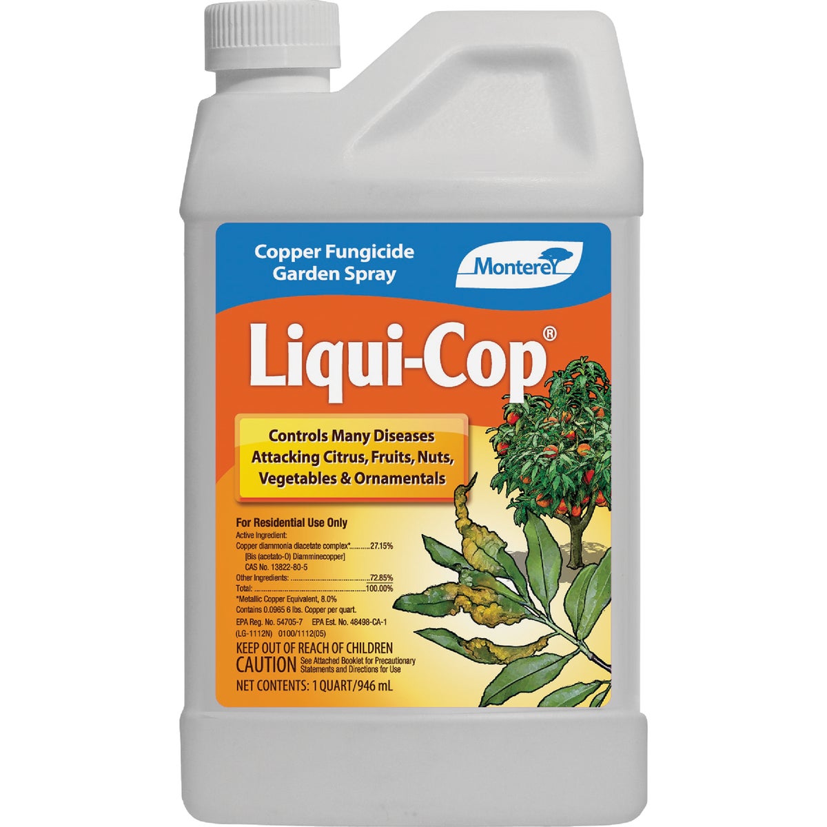 Monterey Liqui-Cop 1 Qt. Liquid Concentrate Fungicide