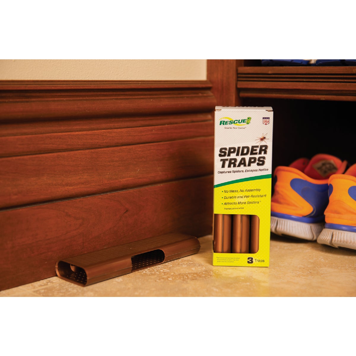Rescue Indoor Glue Spider Trap (3-Pack) Image 4