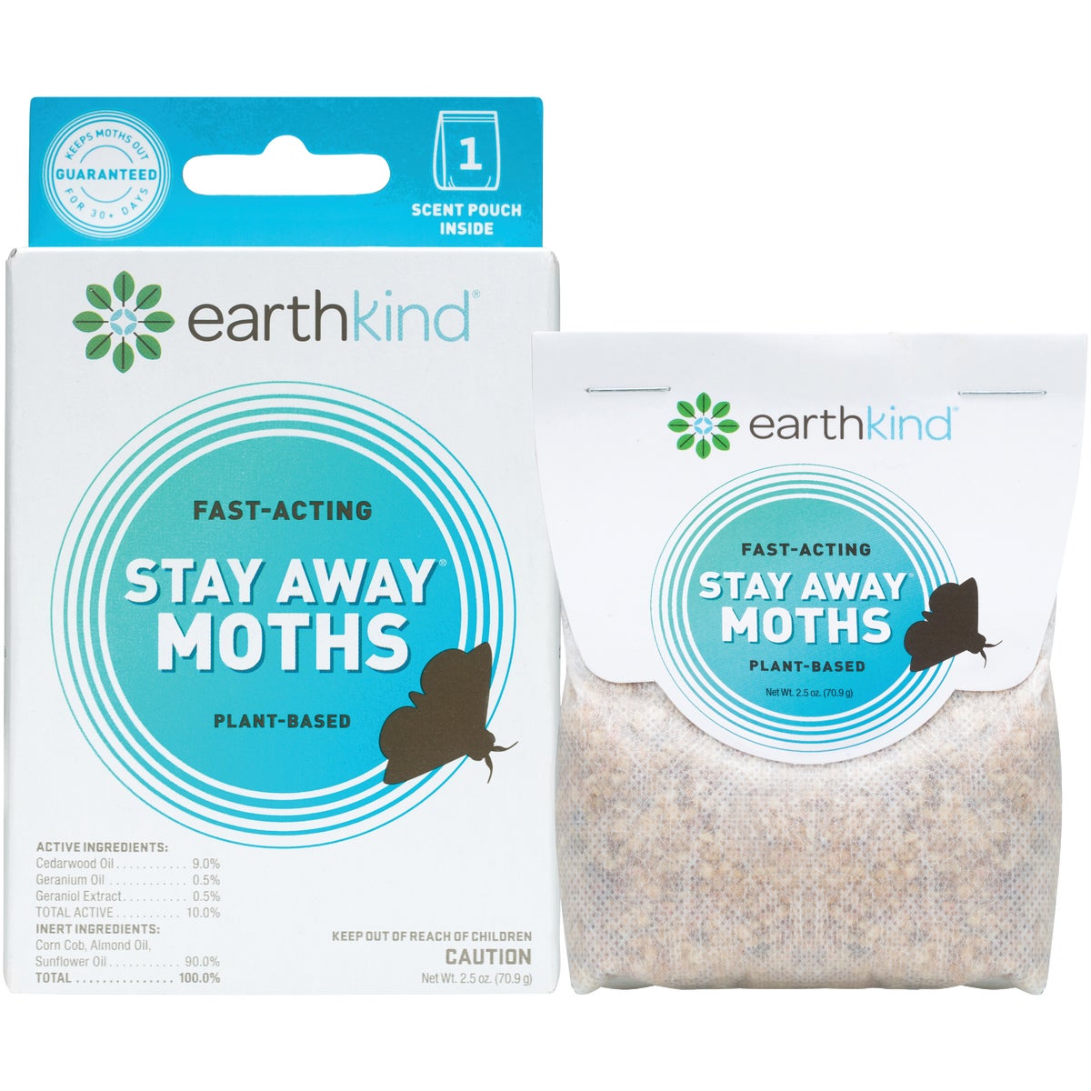 EarthKindFresh Cab 30 to 60-Day Natural Moth Repellent Refill Pouch (2-Pack)