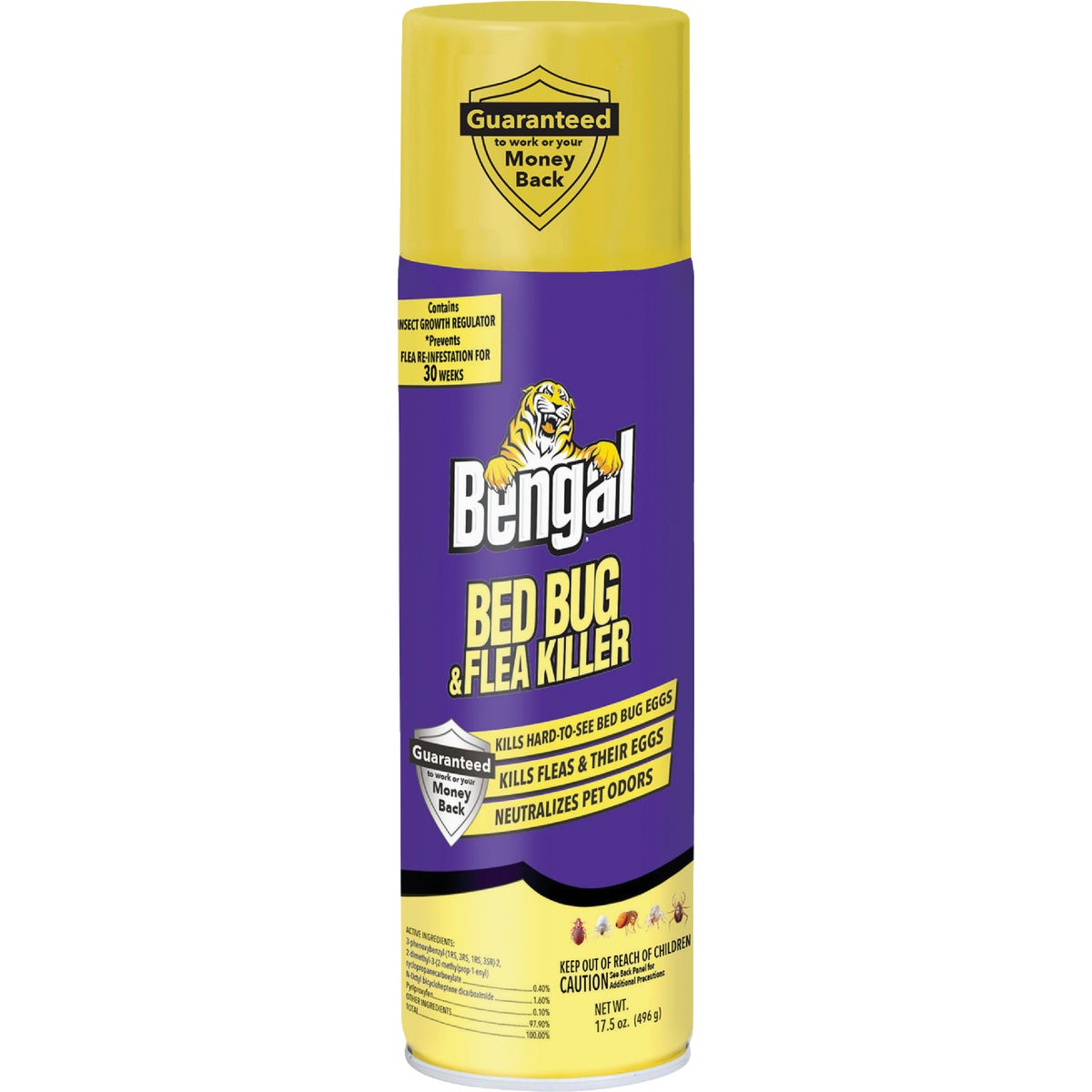 Bengal 17.5 Oz. Aerosol Spray Flea & Bedbug Killer