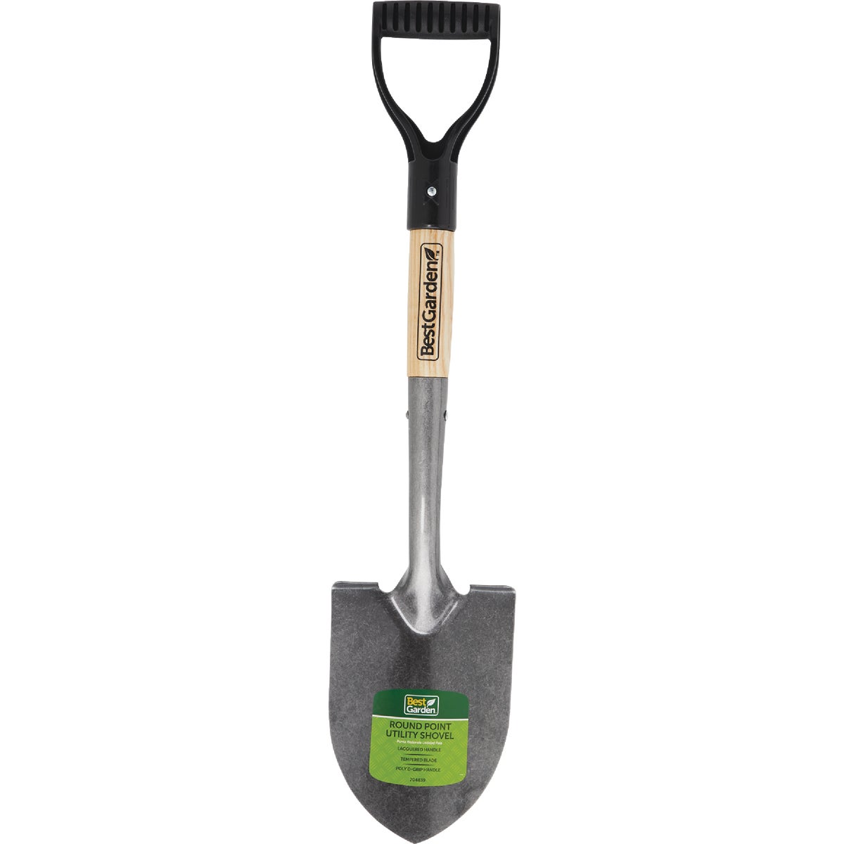 Best Garden 18 In. Wood D-Handle Round Point Utility Shovel Image 2