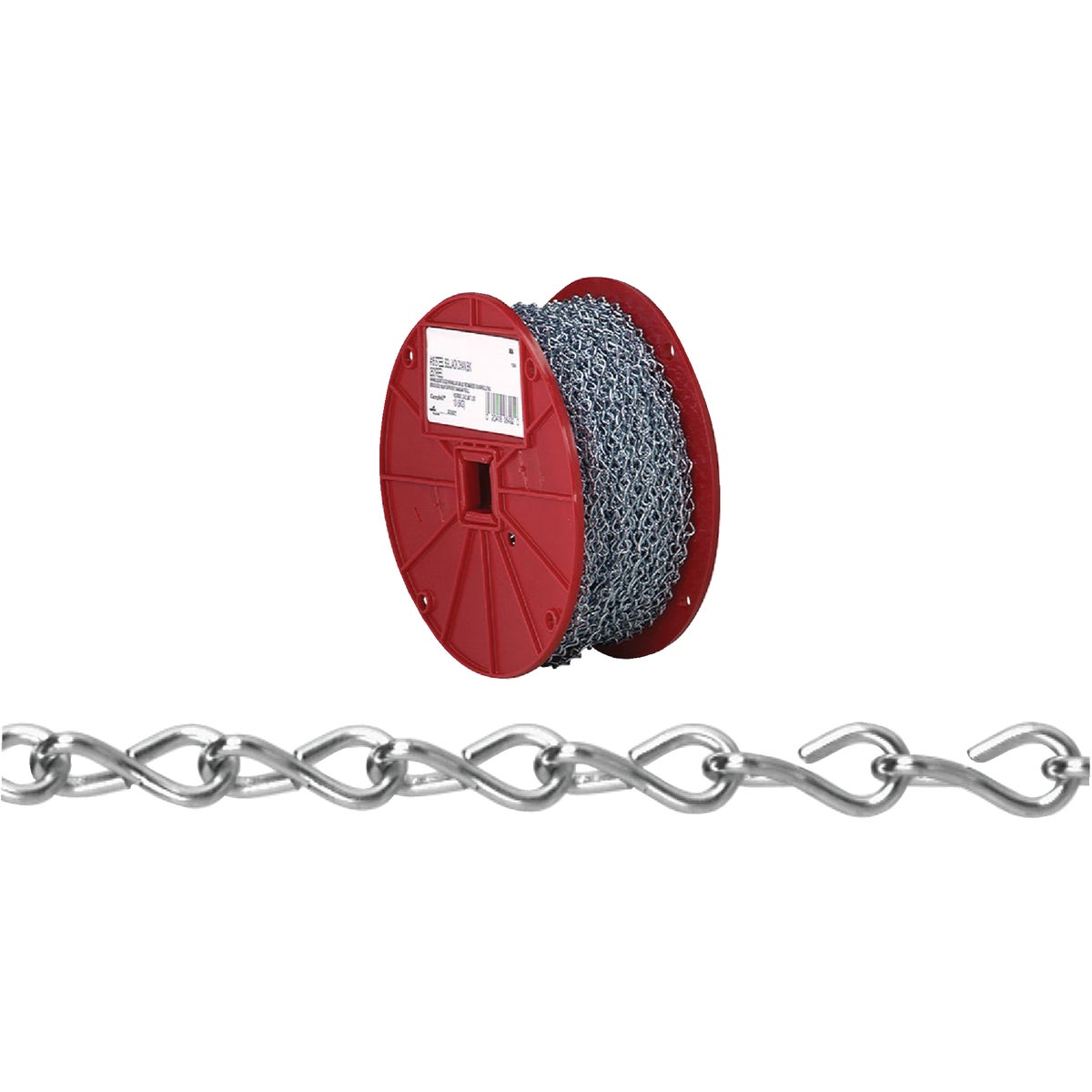 Campbell #16 250 Ft. Zinc-Plated Low-Carbon Steel Coil Chain Image 1