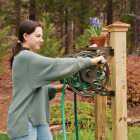 Liberty Garden 125 Ft. x 5/8 In. Bronze Steel Hose Reel Image 4