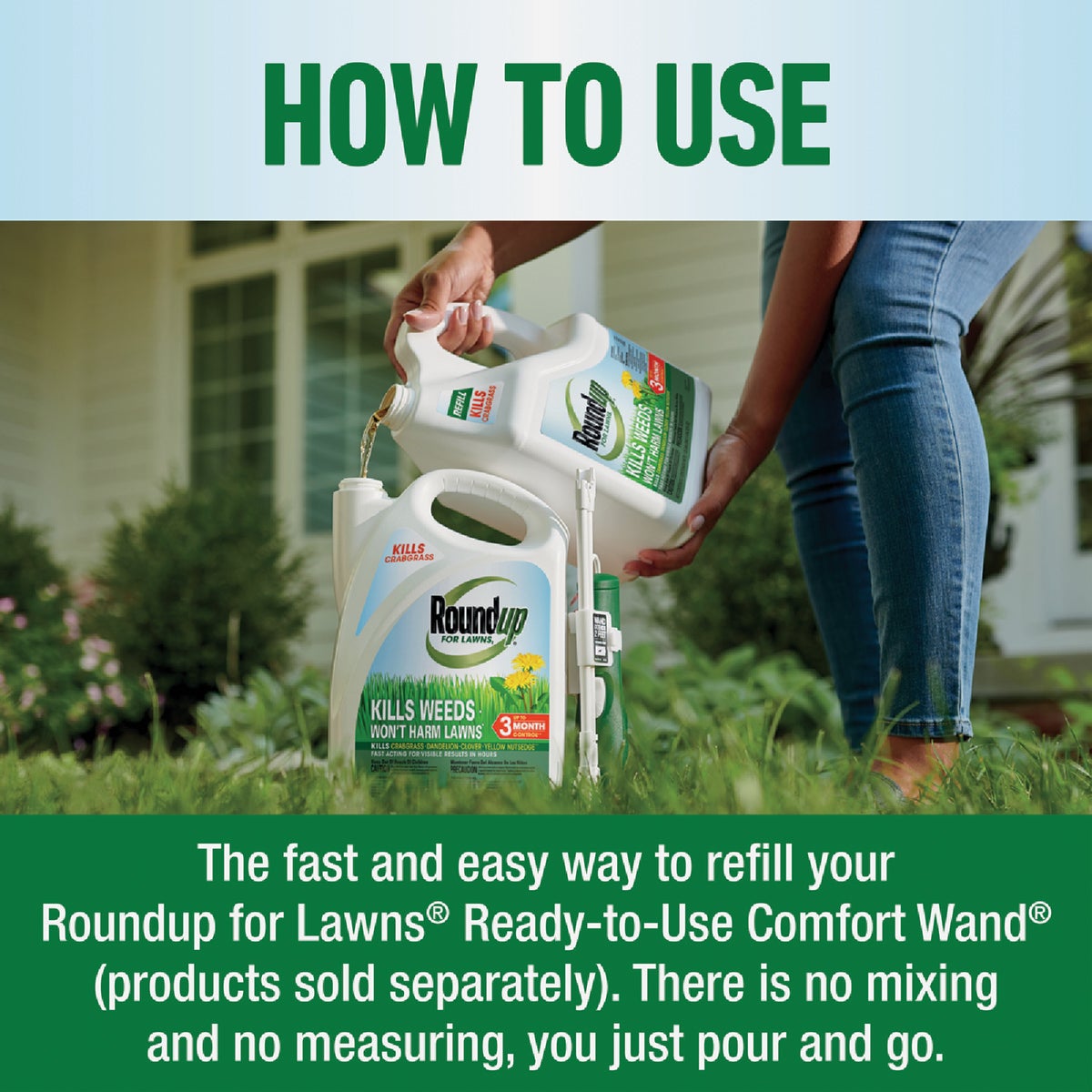 Roundup For Lawns 1.25 Gal. Refill Northern Formula Weed Killer Image 6