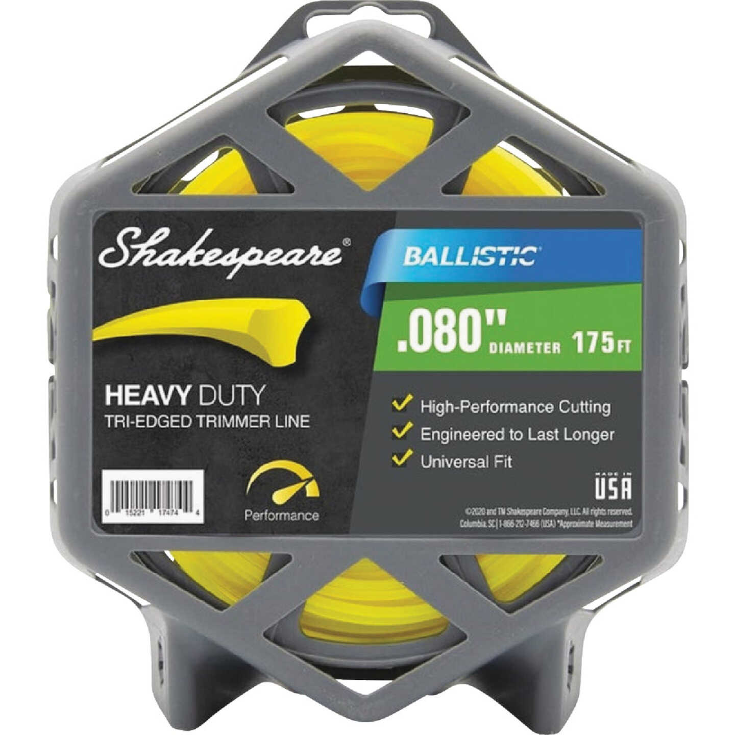 Shakespeare Ballistic 0.080 In.x 175 Ft. Universal Trimmer Line Image 1