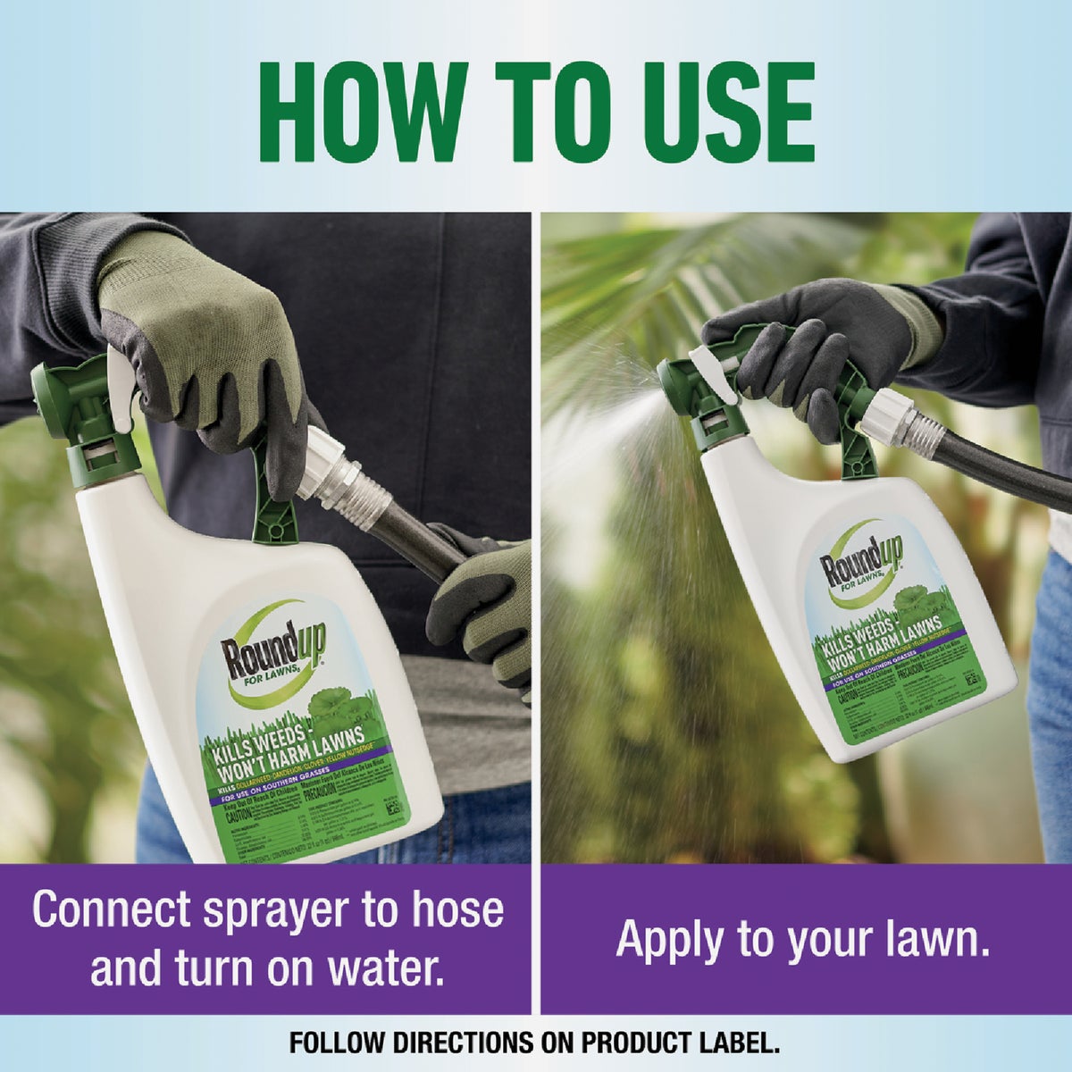 Roundup For Lawns 32 Oz. Spray Southern Formula Weed Killer Image 5