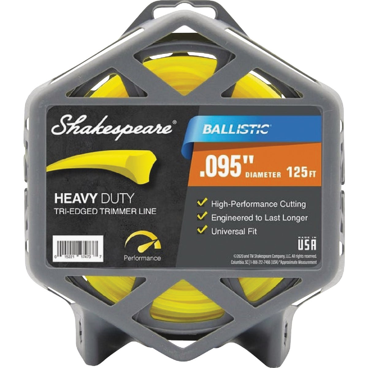 Shakespeare Ballistic 0.095 In.x 150 Ft. Universal Trimmer Line