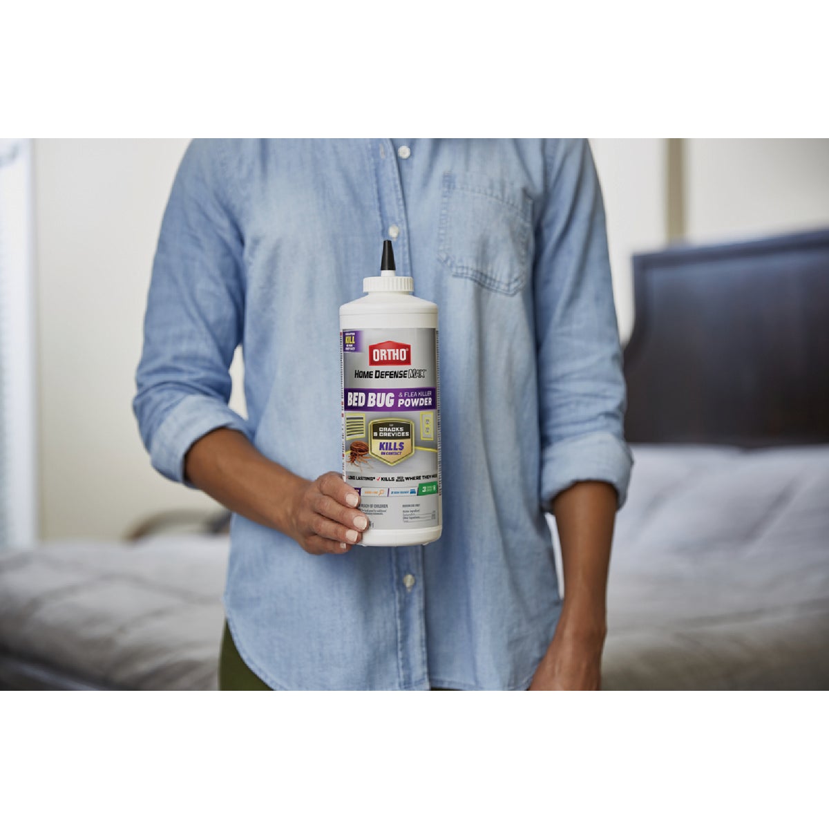 Ortho Home Defense 12 Oz. Powder Bed Bug, Flea & Tick Killer Image 3