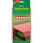 Coghlans 54 In. W. x 72 In. L. Red & White Plaid Vinyl Picnic Tablecloth Image 1