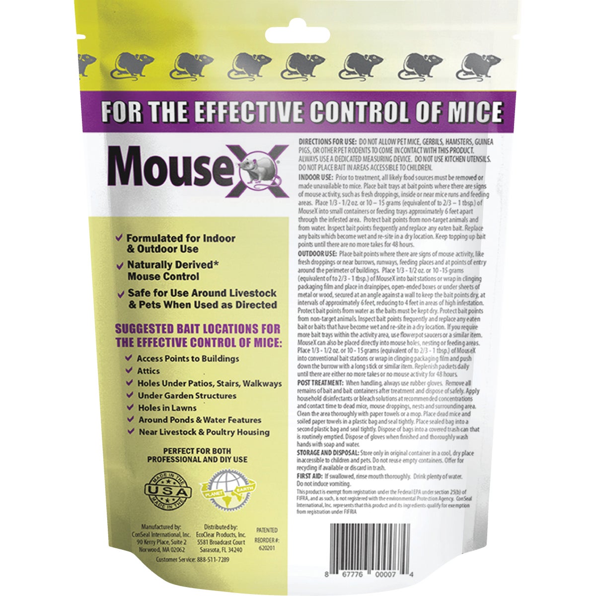 MouseX Pellet Mouse Killer, 8 Oz. Image 6