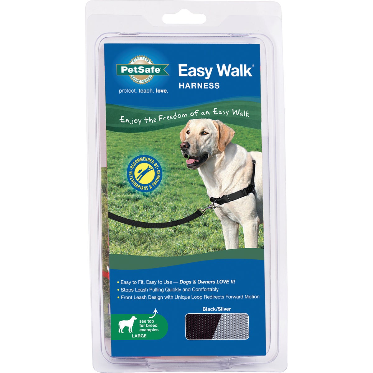 Petsafe Easy Walk 27 In. to 40 In. Black Nylon Harness Image 2