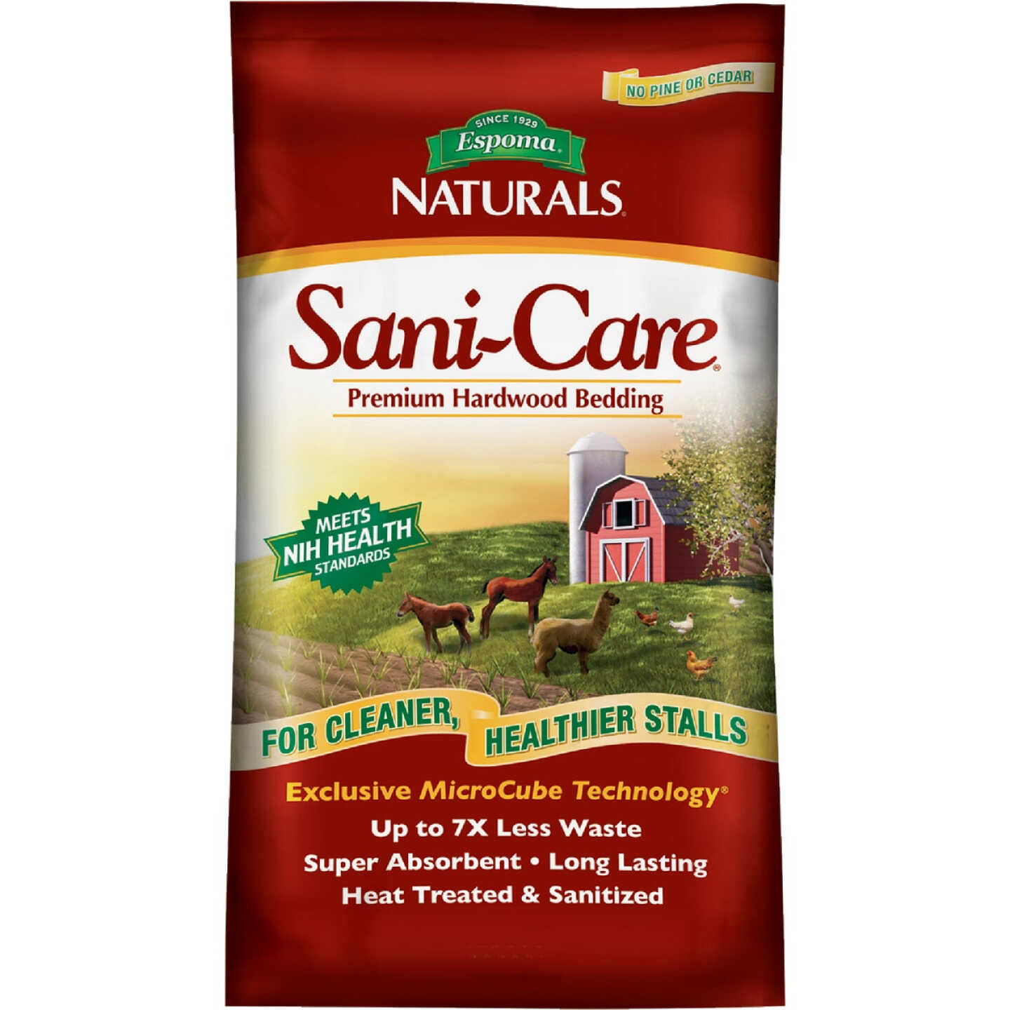 Espoma Naturals Sani-Care 1.7 Cu. Ft. Granular Hardwood Large Animal Bedding Image 1