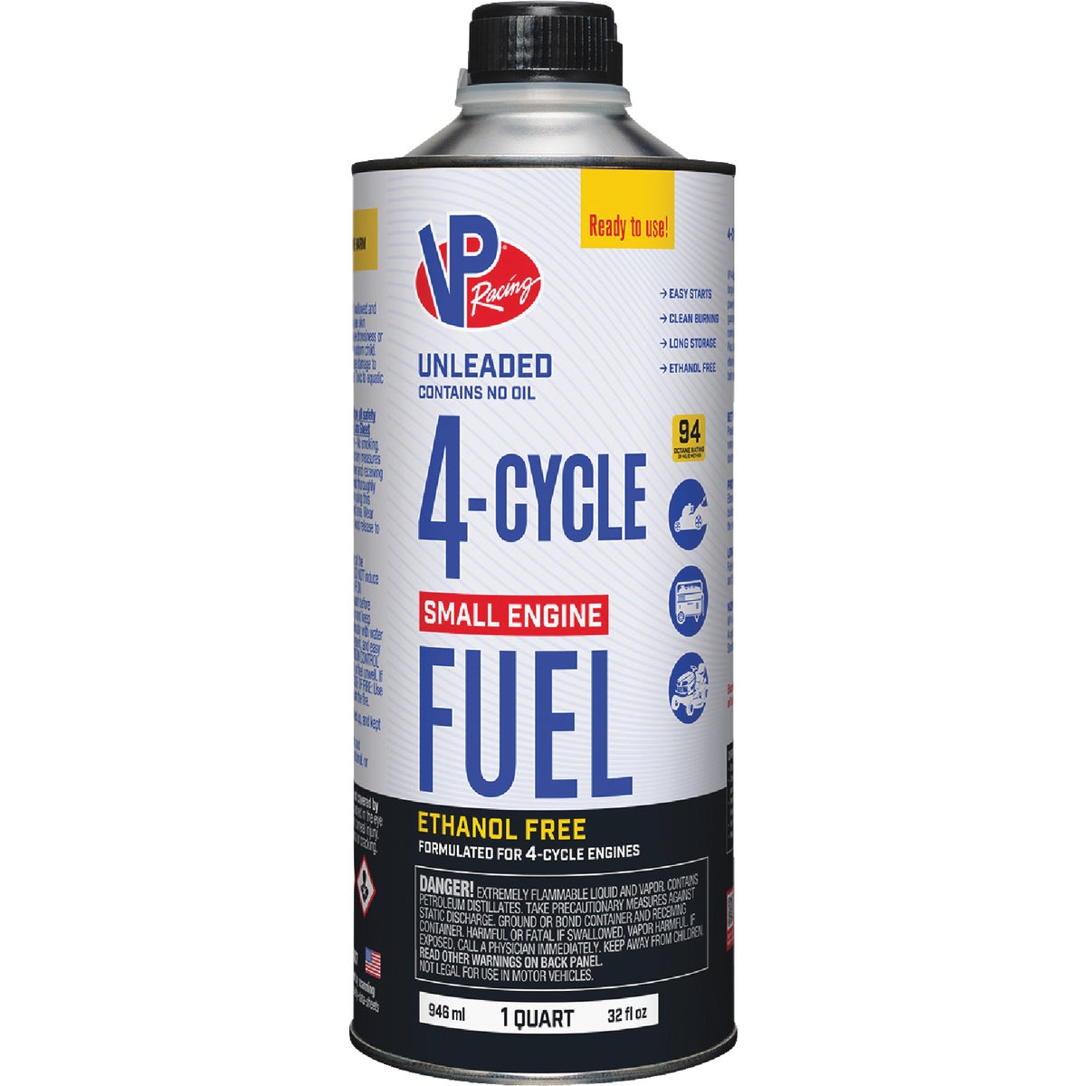 VP Racing Fuels 32 Oz. Ethanol-Free 4-Cycle Fuel