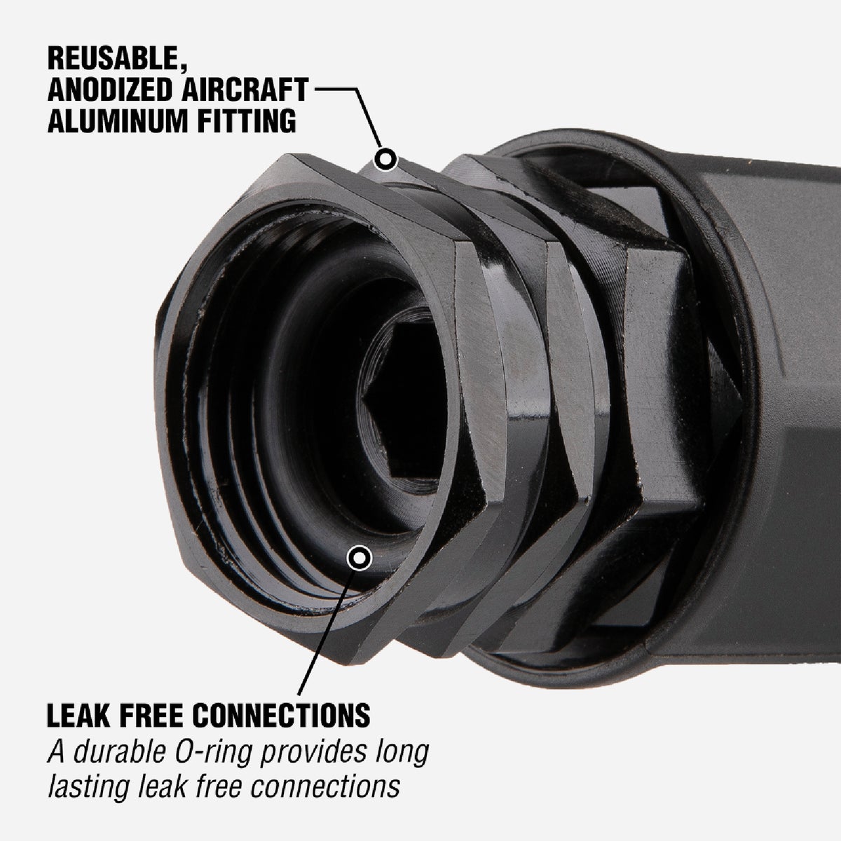 Flexzilla Pro 5/8 In. Barb 3/4 In. Male GHT Plastic Reusable End Hose Coupling Image 2
