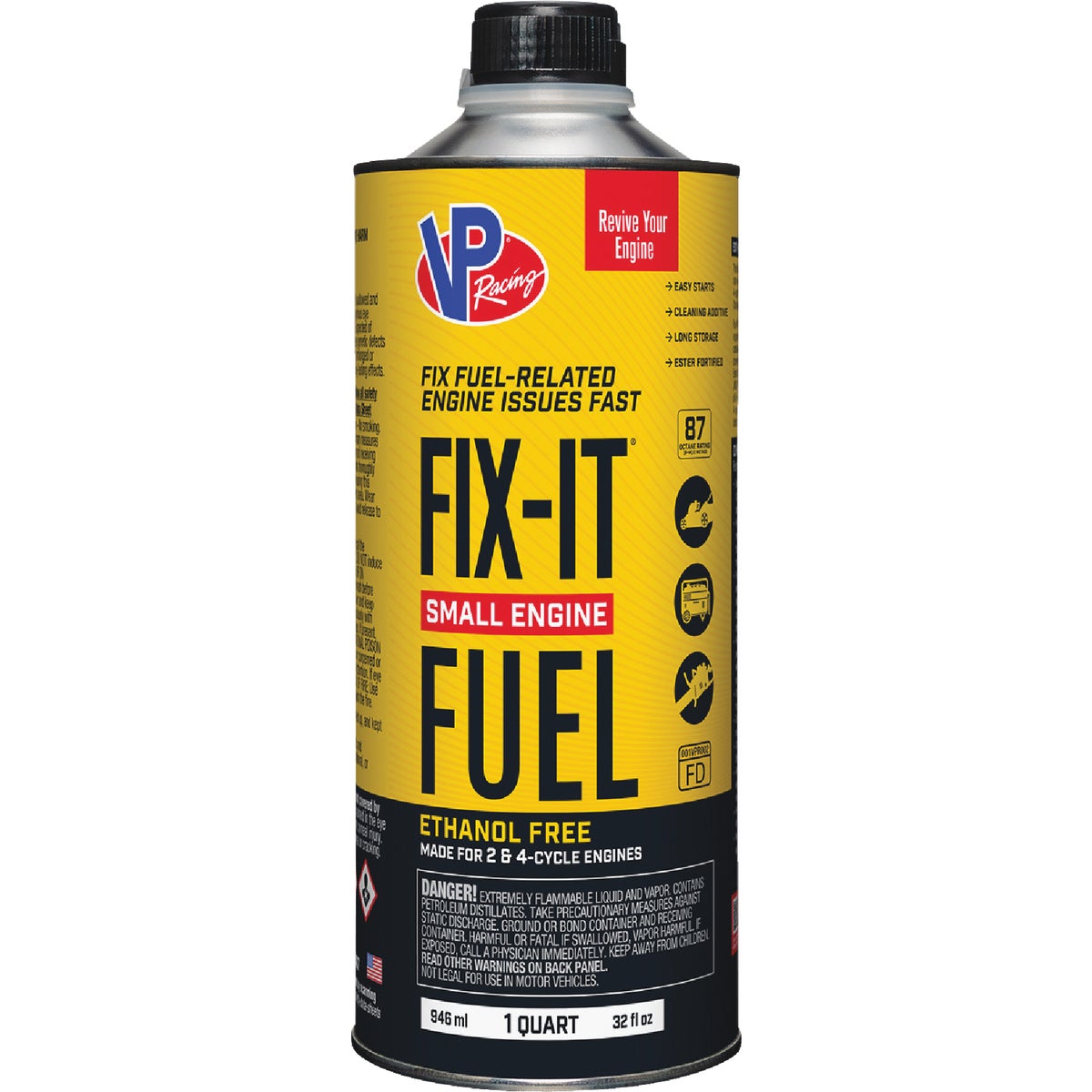 VP Racing Fuels 32 Oz. Fix-It Fuel System Cleaner with Mechanic In-a-Bottle