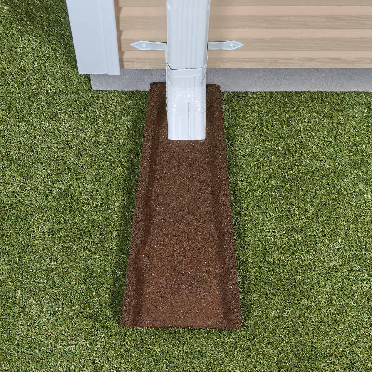 GroundSmart Brown Rubber Splash Block Image 3