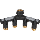 Orbit Pro Flo Metal 4-Outlet Hose Shutoff Manifold Image 1
