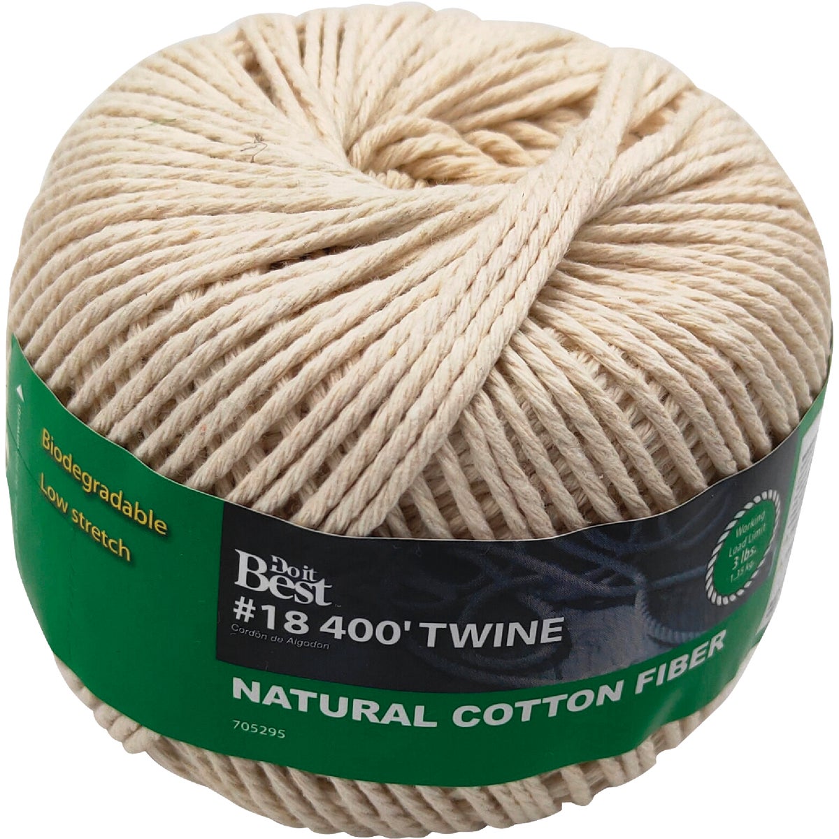 Do it Best #18 x 400 Ft. Natural Cotton Twine Image 2