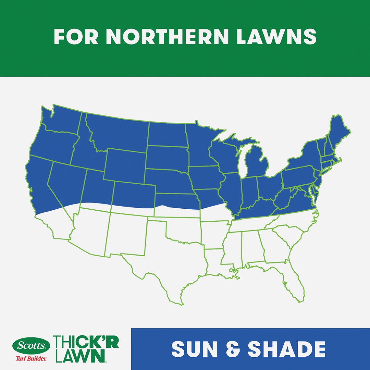 Scotts Turf Builder Thick'R Lawn 40 Lb. 4000 Sq. Ft. Sun & Shade Grass Seed, Fertilizer, and Soil Improver Combination Image 4
