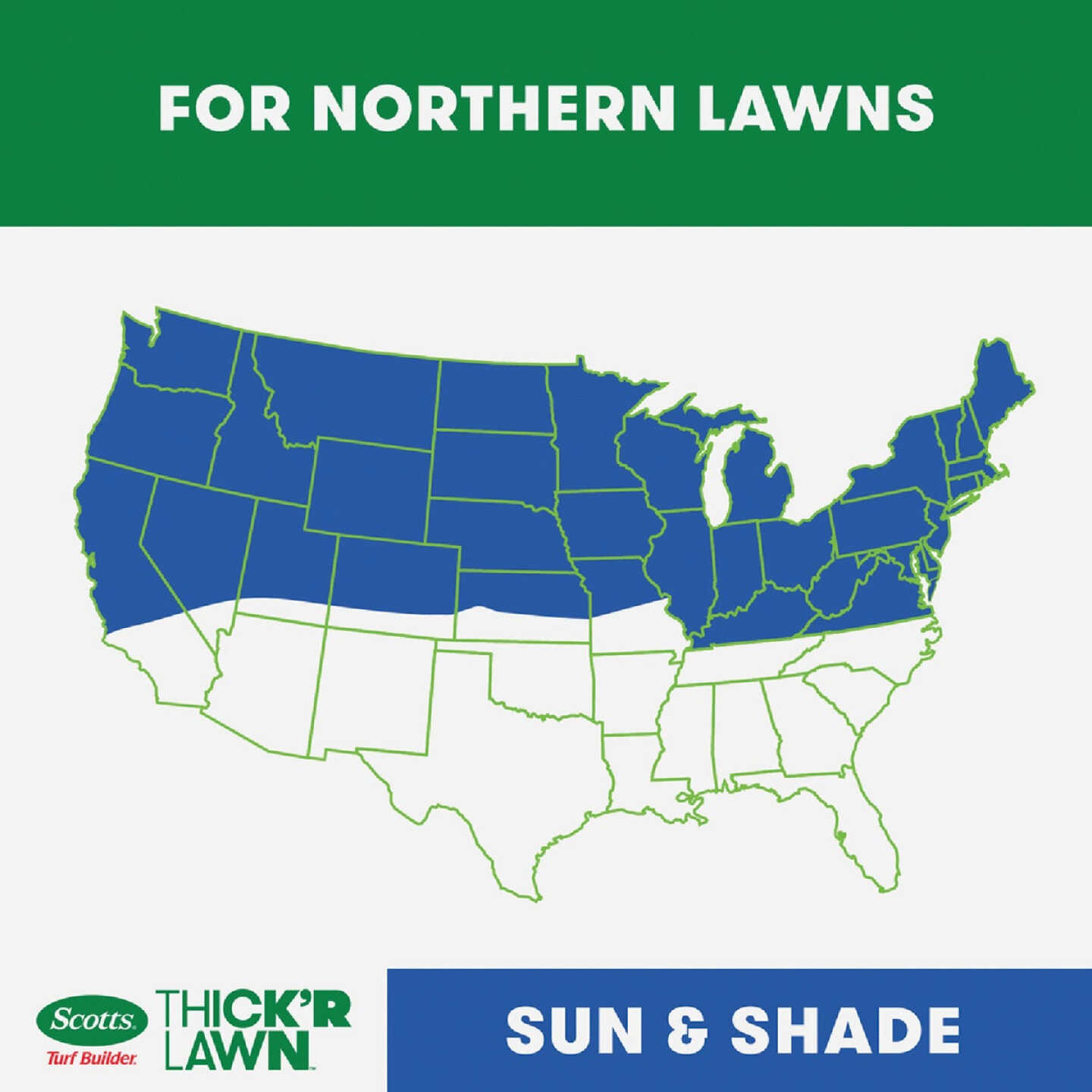 Scotts Turf Builder Thick'R Lawn 40 Lb. 4000 Sq. Ft. Sun & Shade Grass Seed, Fertilizer, and Soil Improver Combination Image 4