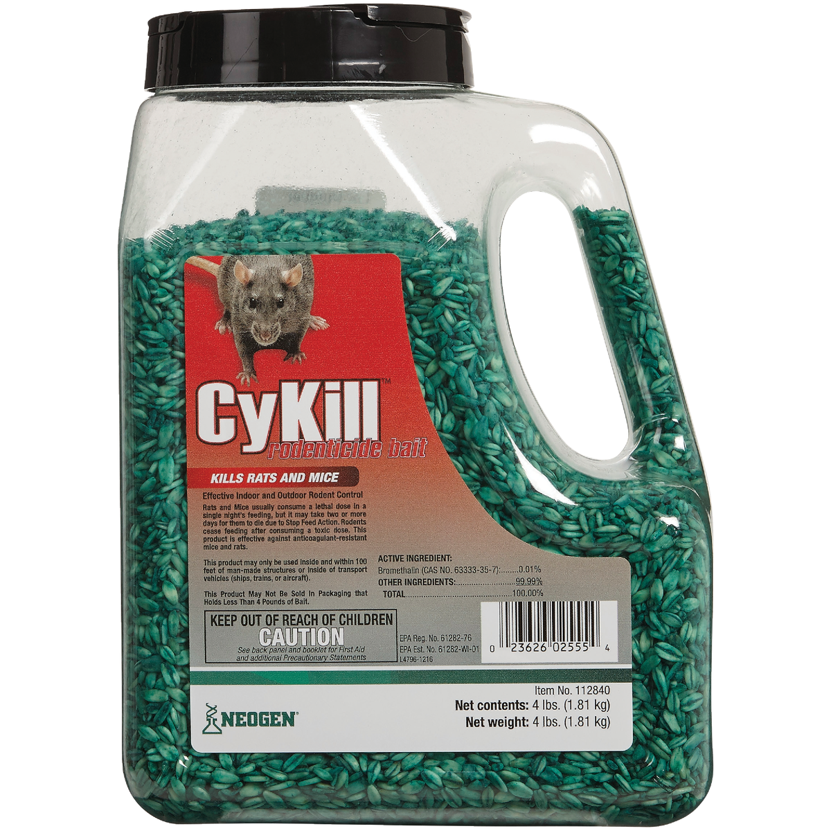 CyKill Seed Meal Bait Rat And Mouse Poison, 4 Lb. Image 2