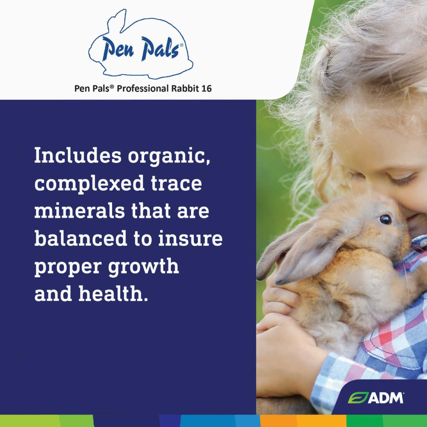 ADM Pen Pals 25 Lb. Rabbit Food Pellets Image 5