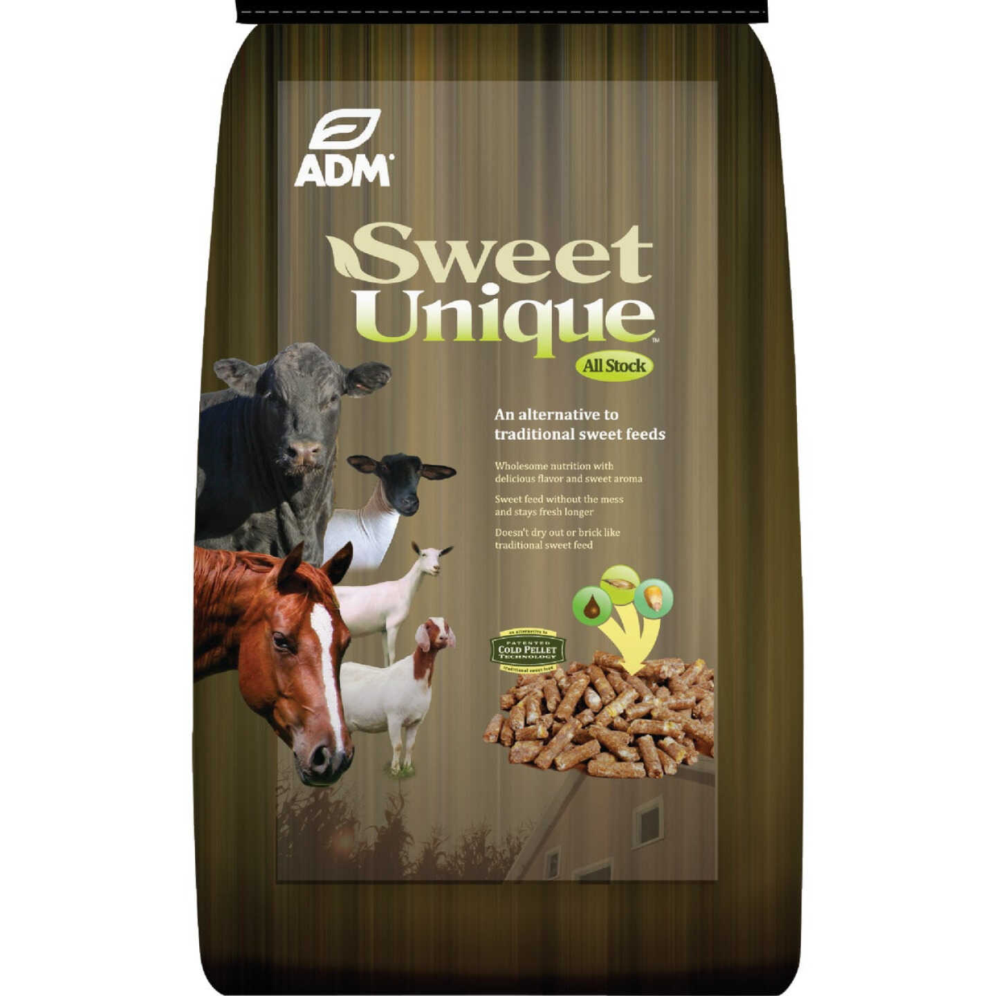 ADM Sweet Unique 50 Lb. All Stock Feed Image 1