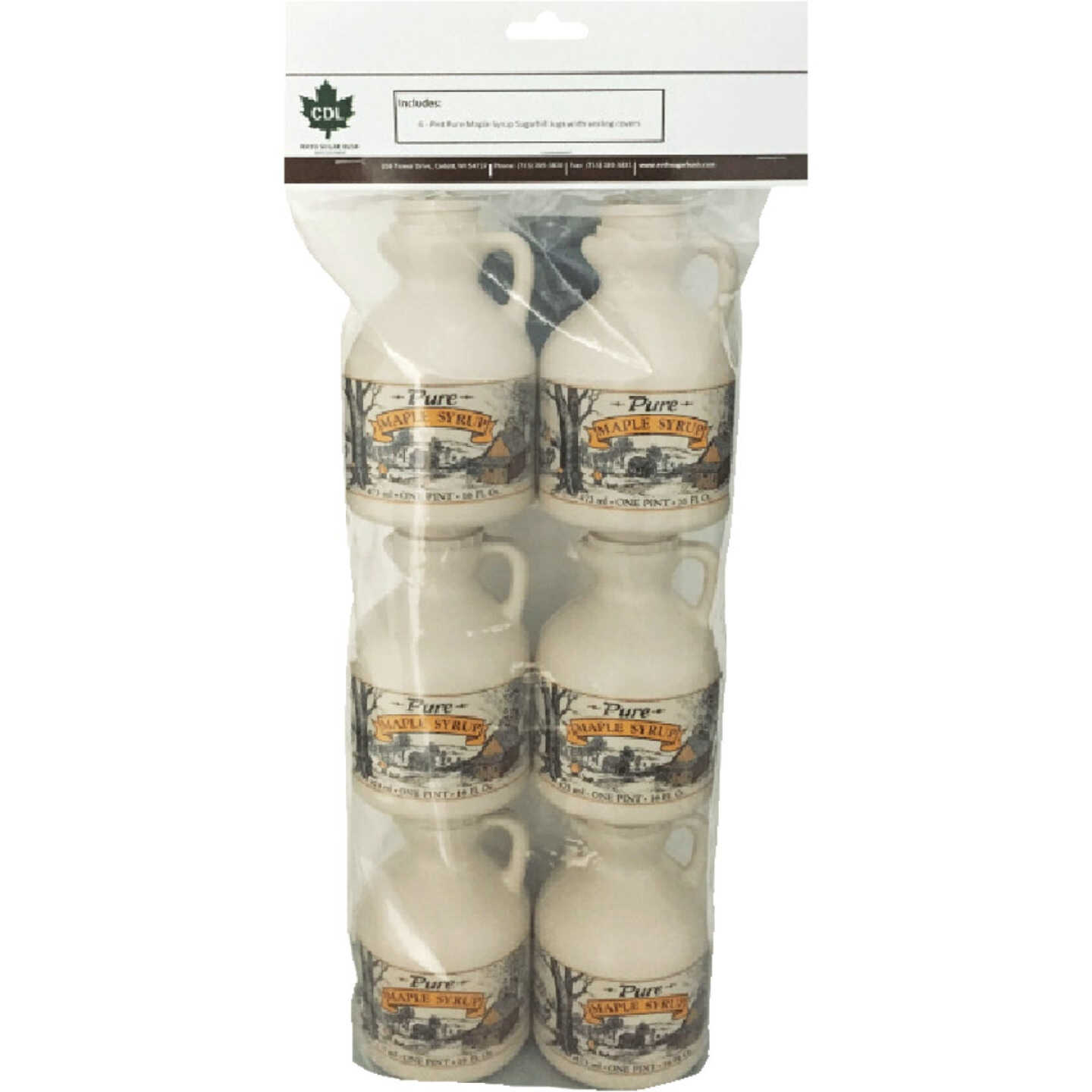 Tap My Trees Maple Sugaring Plastic Syrup Jug (6-Pack) Image 1