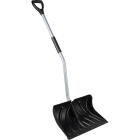 20 In. Poly Ergo Snow Shovel with Steel Wear Strip and 45 In. Steel Handle Image 1