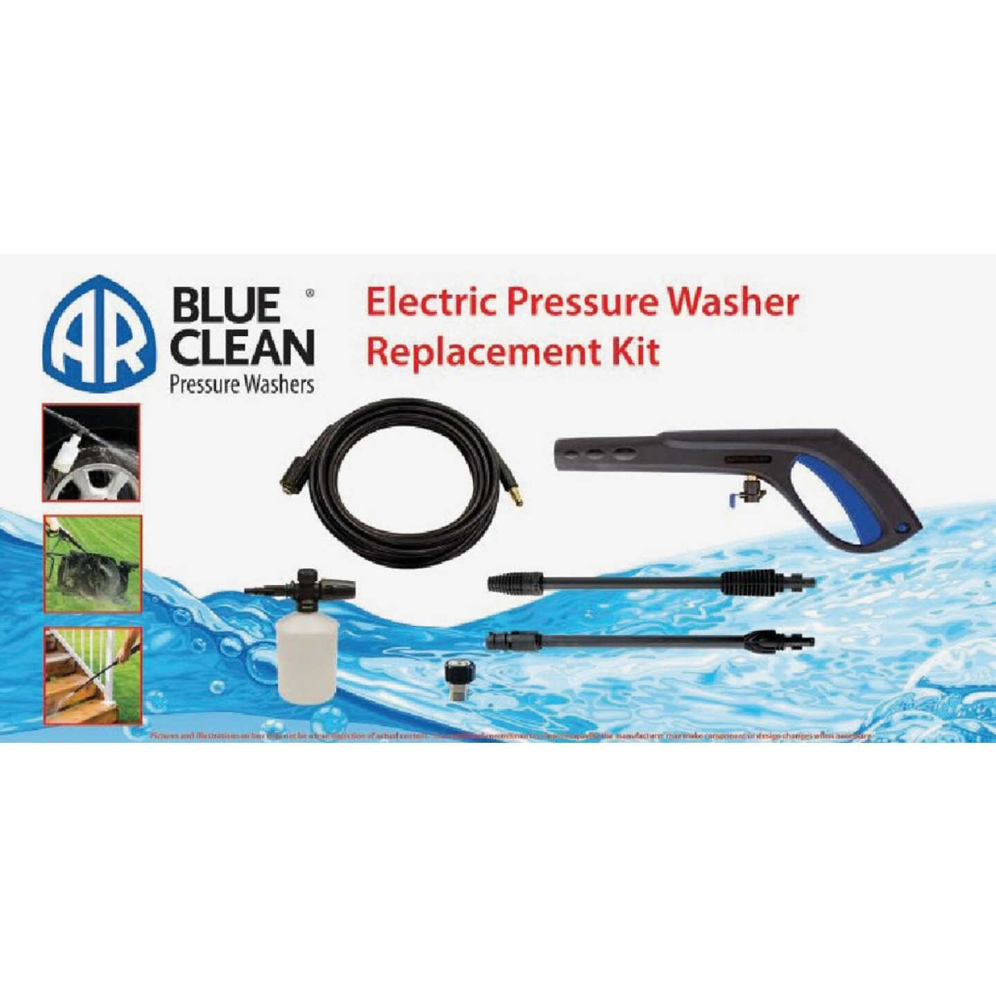 AR Blue Clean Electric Power Washer Trigger Gun Replacement Kit Image 1