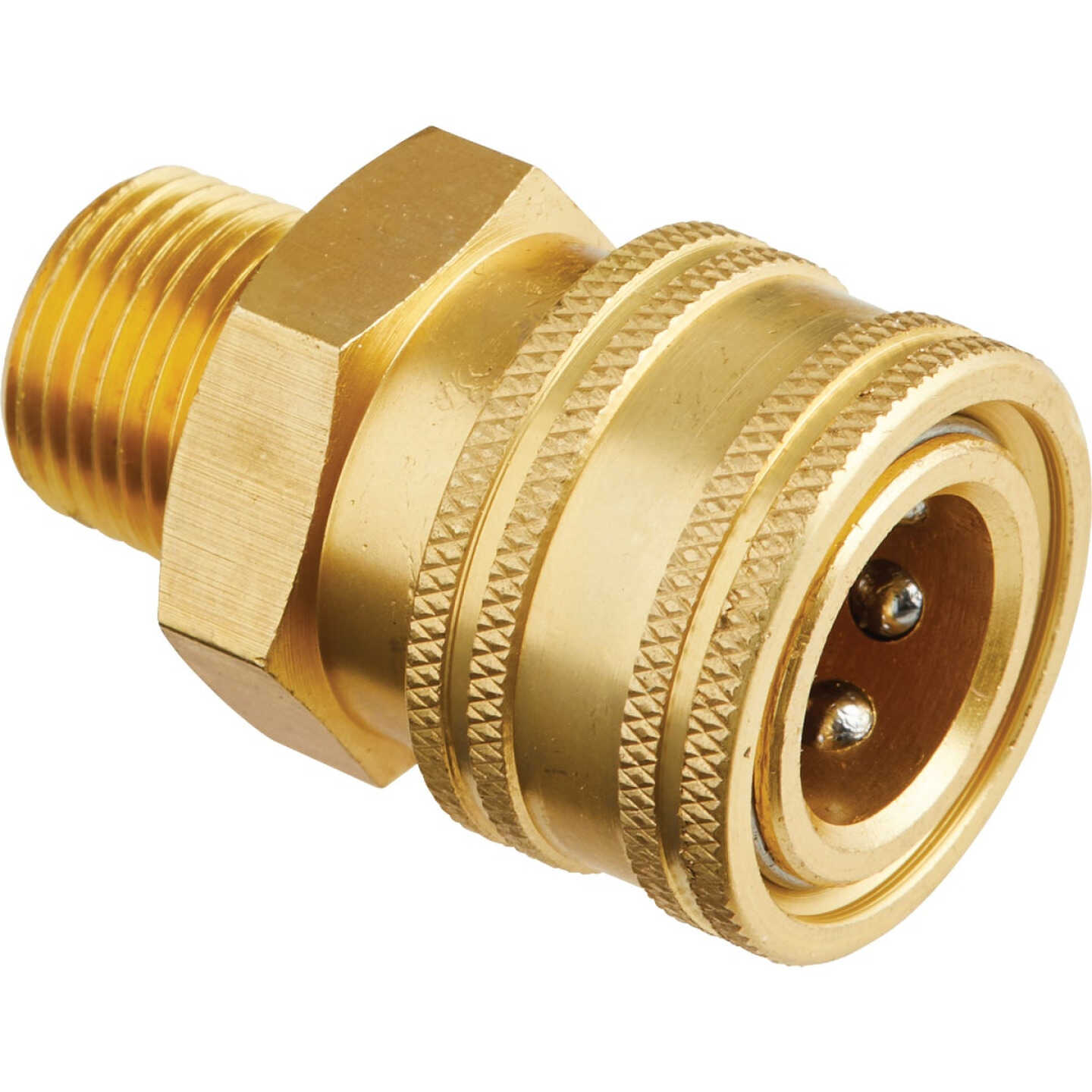 Forney 3/8 In. Male Quick Coupler Pressure Washer Socket Image 1