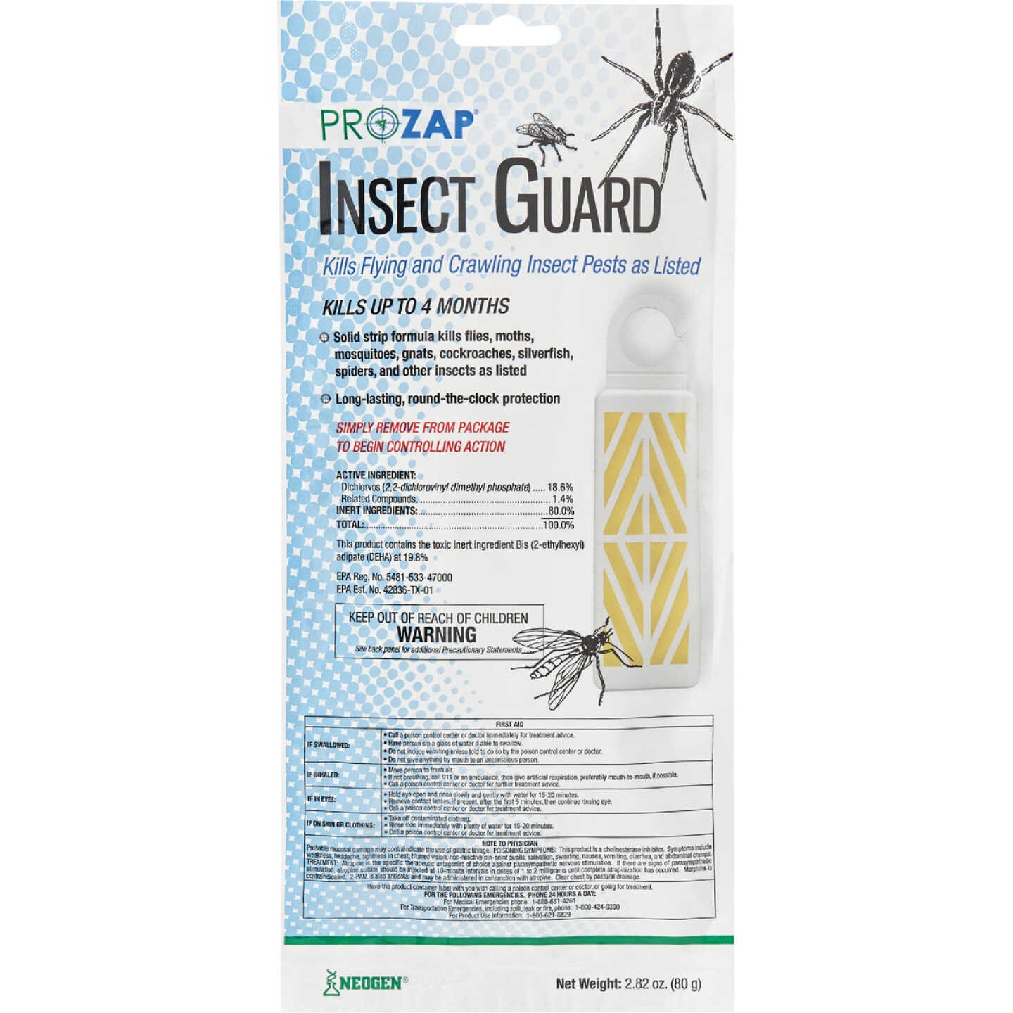 Prozap Insect Guard 2.82 Oz. Ready To Use Hanging Solid Insect Killer Image 1