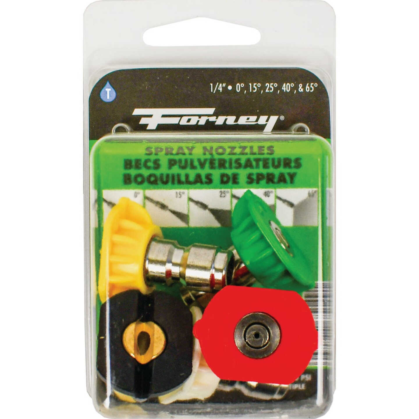 Forney Quick Connect 4.5mm Pressure Washer Spray Tip (5-Pack) Image 1