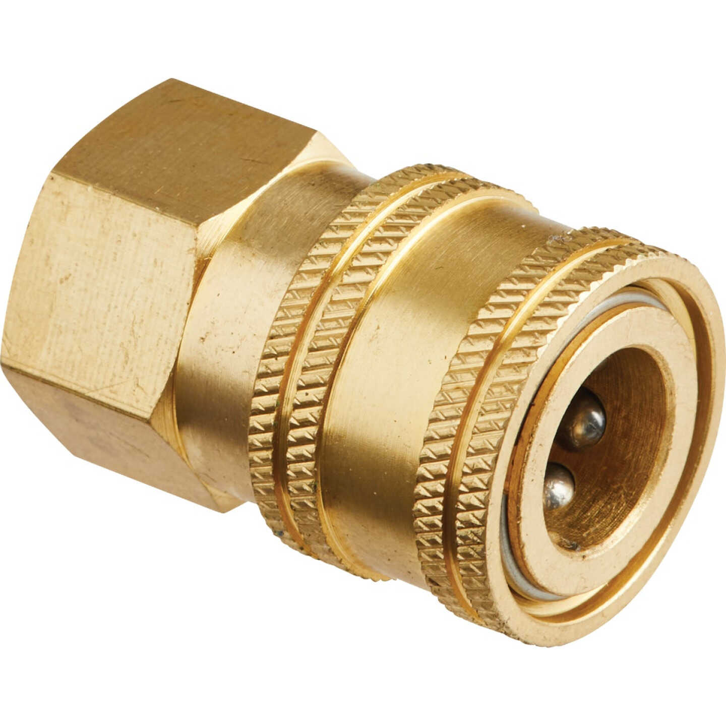 Forney 1/4 In. Female Quick Coupler Pressure Washer Socket Image 1