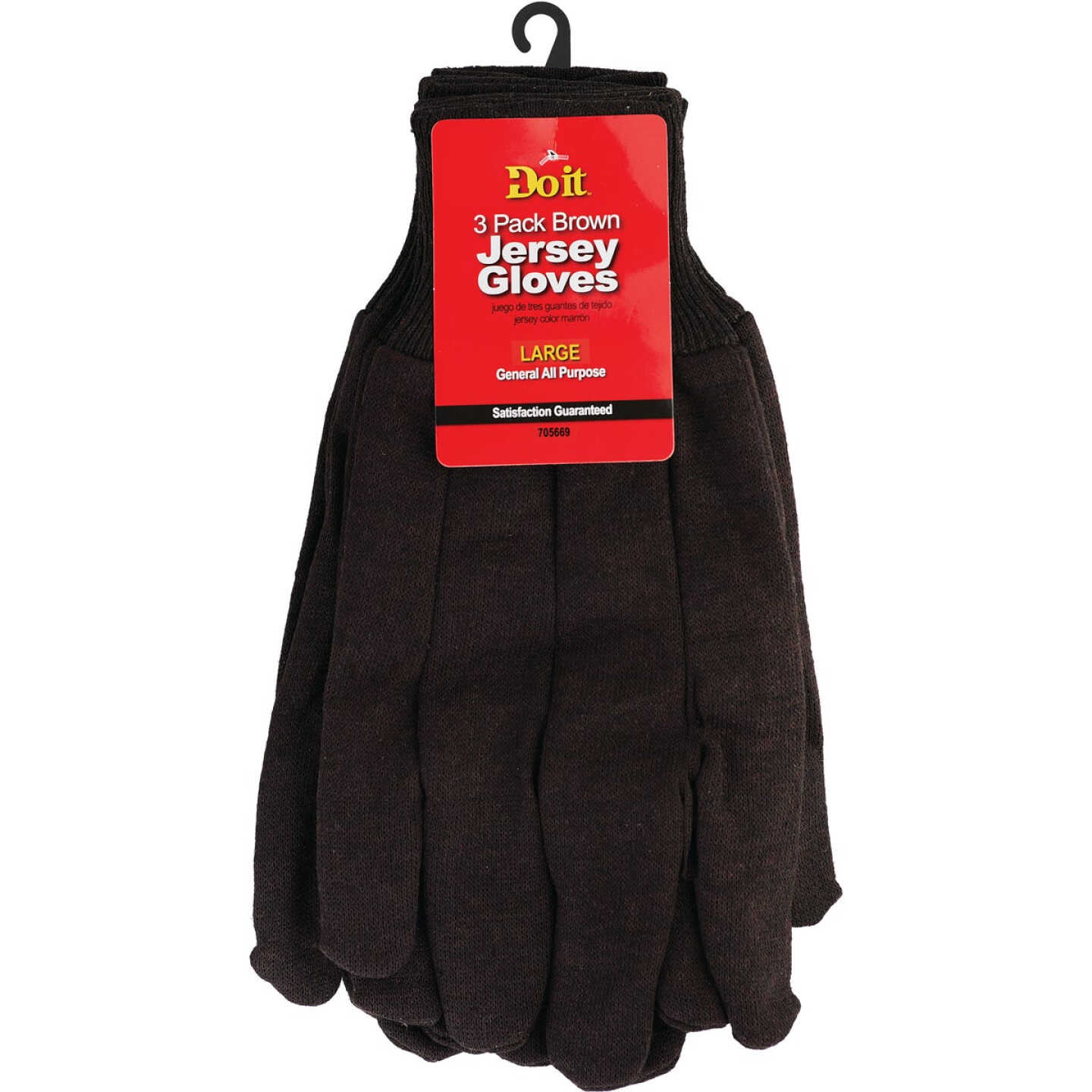Do it Best Men's Large Jersey Work Glove (3-Pack) Image 1