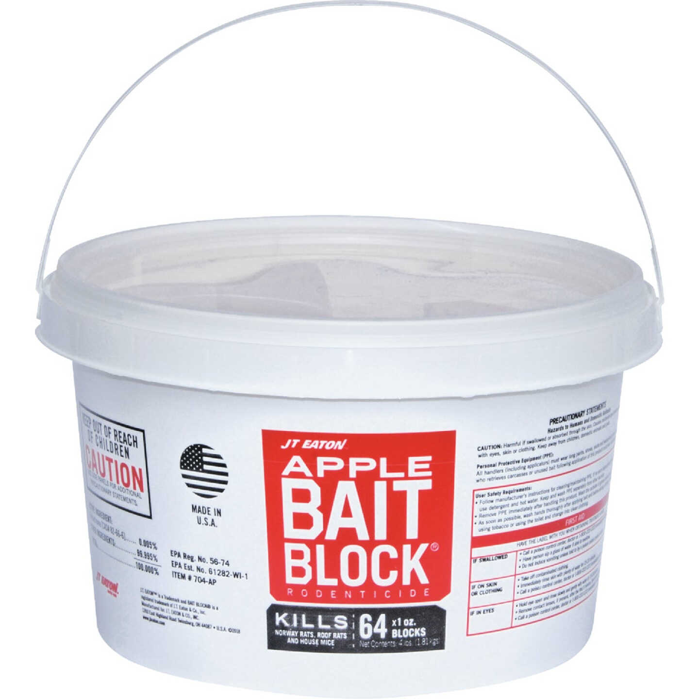 JT Eaton Bait Block Rat & Mouse Poison (64-Pack) Image 1