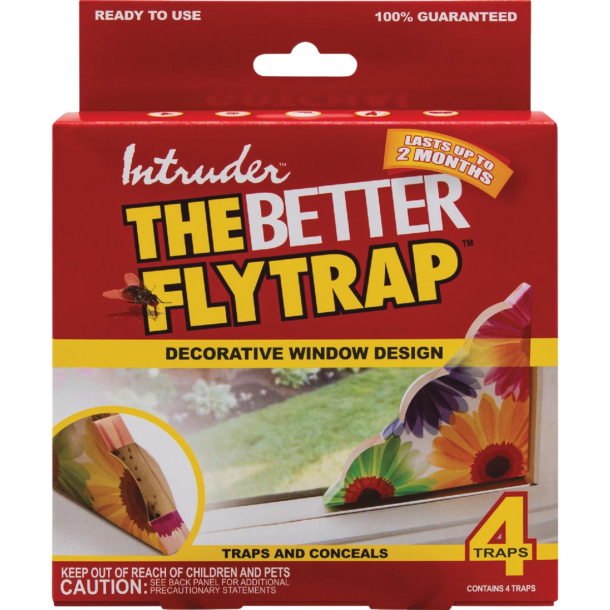 Intruder The Better Flytrap Disposable Indoor Fly Trap (4-Pack) Image 3