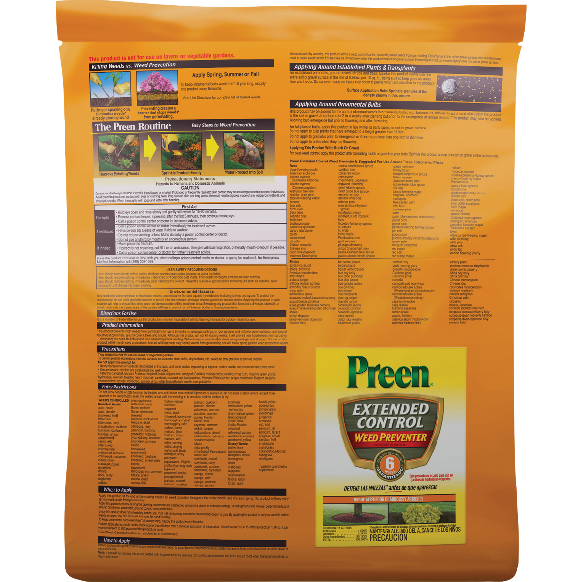 Preen Extended Control Weed Preventer, 10 Lb. Image 2
