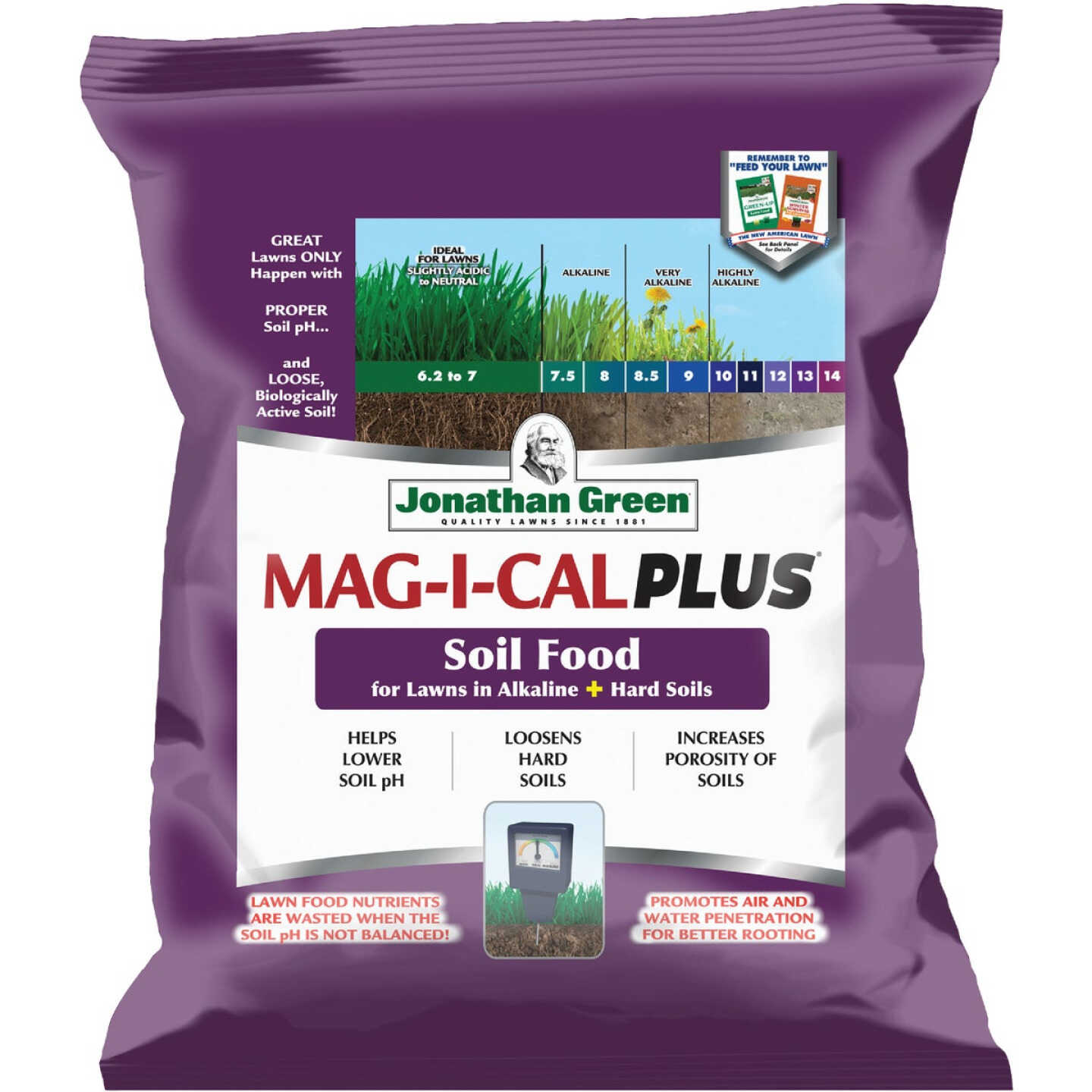 Jonathan Green MAG-I-CAL Plus 18 Lb. 5000 Sq. Ft. 18% Calcium Lawn Fertilizer For Alkaline Soil Image 1