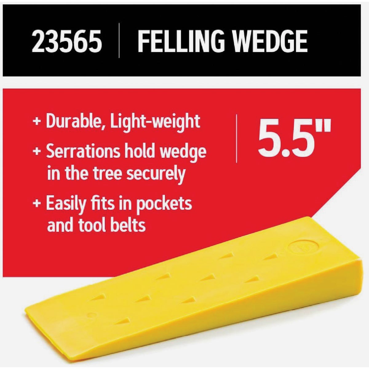Oregon 5-1/2 In. Plastic Felling Wedge Image 2
